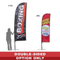 11' Double Sided Sail Flag Banner Complete Kit
